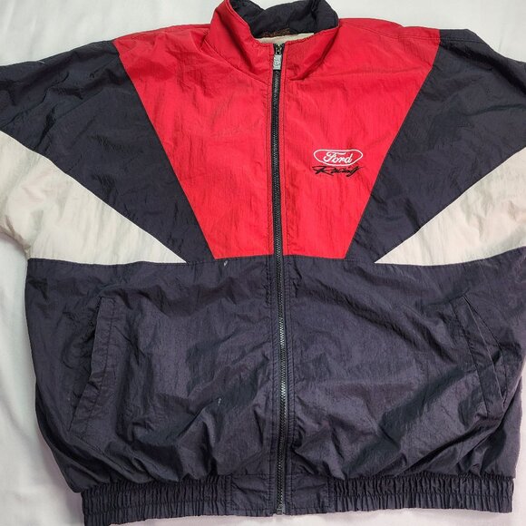 Vintage Ford Racing Windbreaker Jacket (L) - Picture 6 of 10